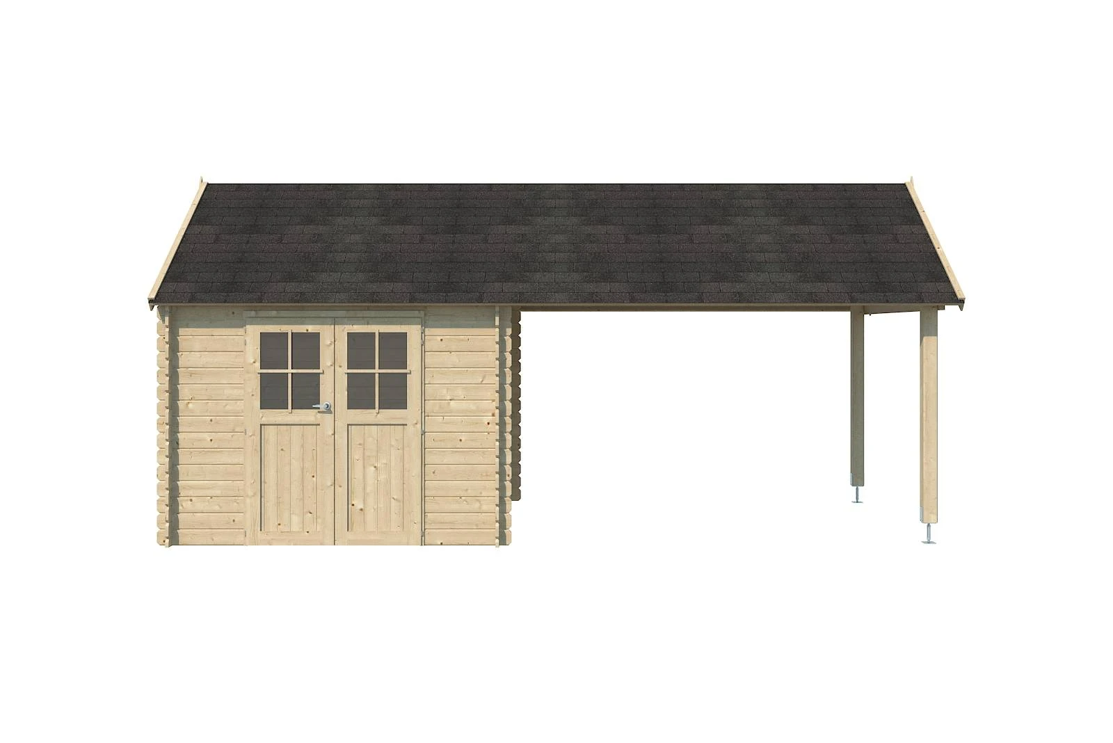Woodlands Blokhut Gloucester S 670 x 295 cm - Afbeelding 5